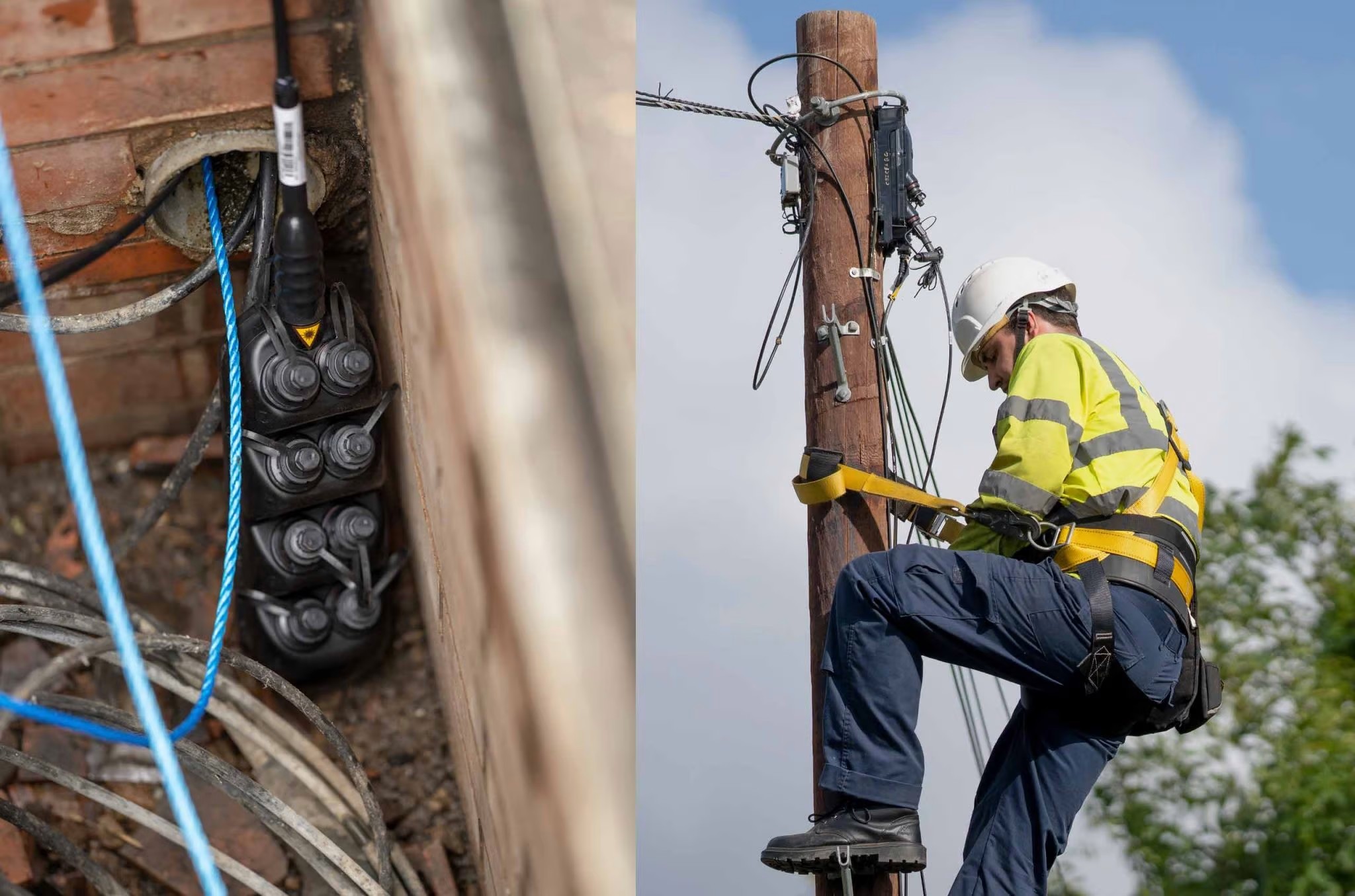 Hvilke materialer og udstyr bruges i FTTH -netværket?