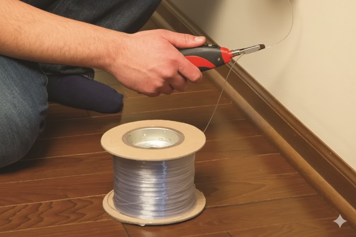 Sådan installeres Ftth Invisible Fiber Optic Cable?