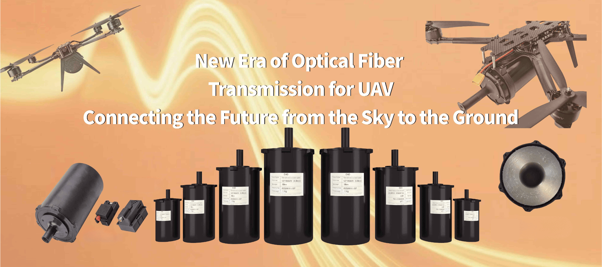 UAV fiber