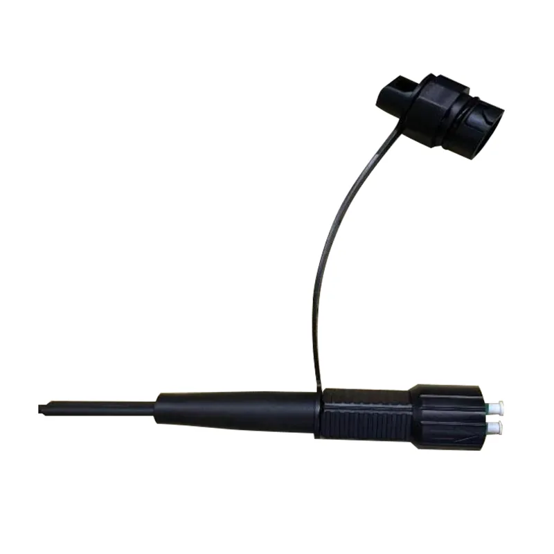 Duplex LC/UPC Vandtæt runde kabeloptiske fiberplastringer (Accord Mini DLC Connector)