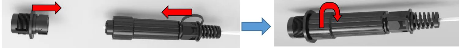 Pre-connected adapter - E ( A )