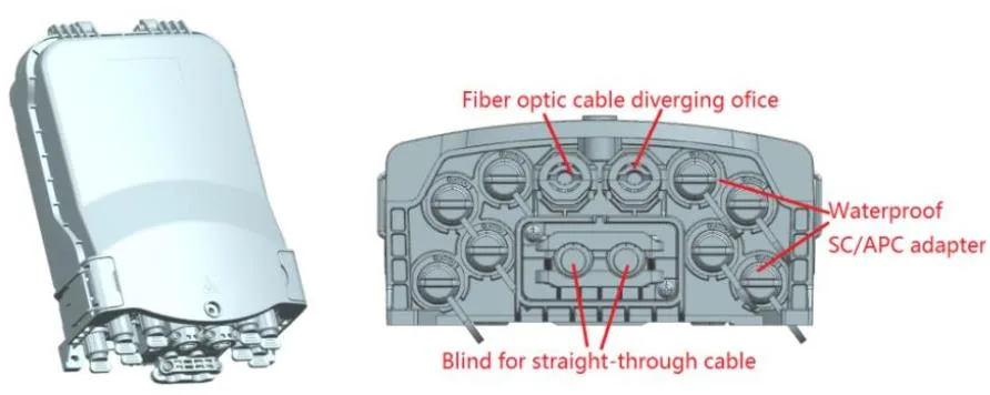 Pre-connectorized Fiber Optic Cable Distribution Box GFS-8SX