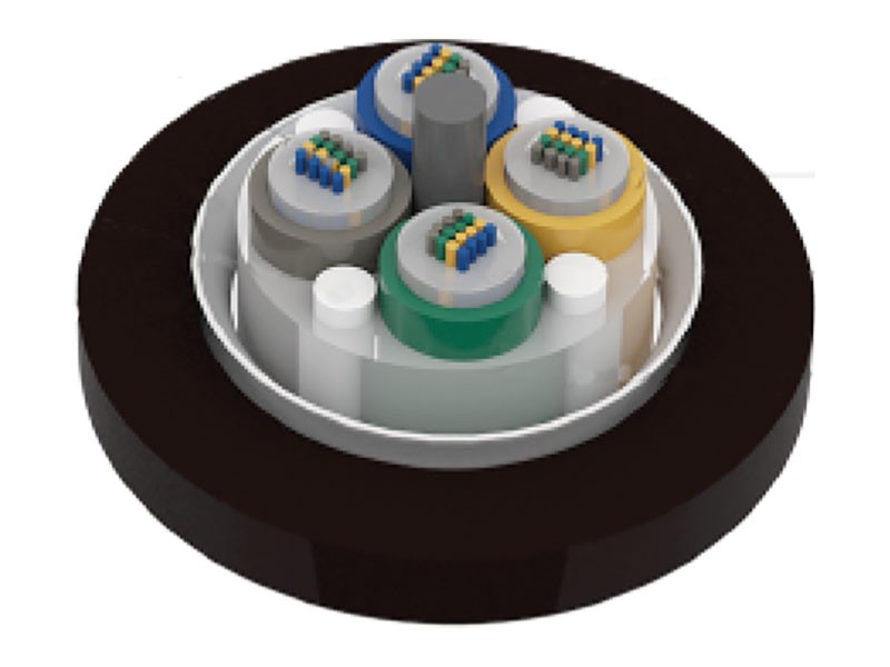 Løstrørssnoet ikke-pansret Løstrørssnoet ikke-pansret optisk fibertapekabel GYDTA