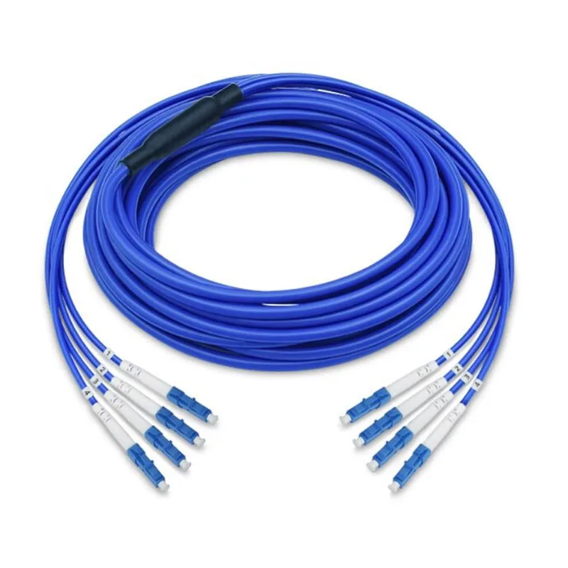 Quad LCUPC-LCUPC gnaver-bevis dielektriske patch-ledninger